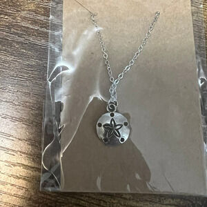 Silver Beach Theme Necklace